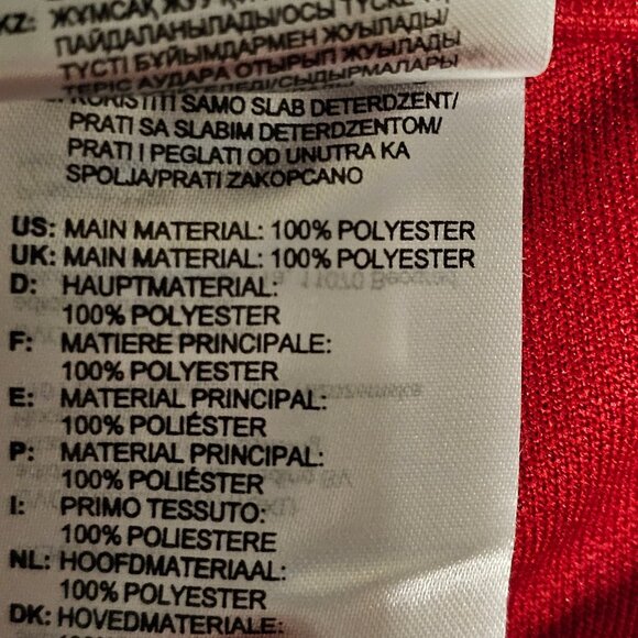 Adidas Climacool Women's M Red White Athletic Jogger 3-Stripe Zip Ankle - Picture 14 of 15